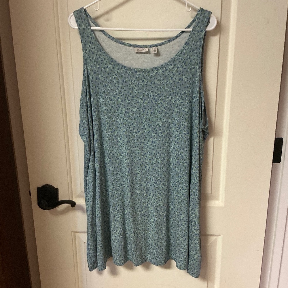 LOGO Tunic Tank Top EUC Size 2X